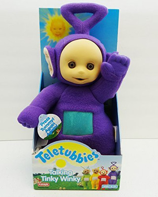 

Playskool The Original Issue Talking Tinky Winky 14" Plushsqueeze(Multicolor)