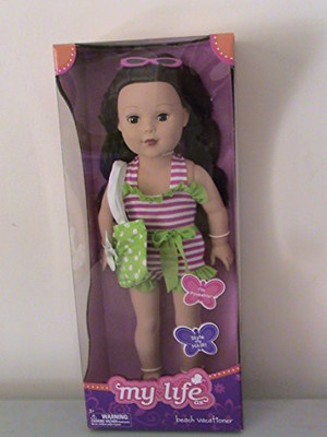 

myLife Brand Products Madame Alexander My Life 18 Beach Vacationer Brunette(Multicolor)