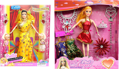 

Amaya Pretty Fashion Doll362 Set Of 2(Multicolor)