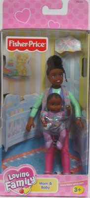 

Loving Family African American Mom And Ba(Multicolor)