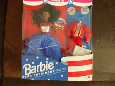 

Mattel Barbie For President African American Mib(Multicolor)