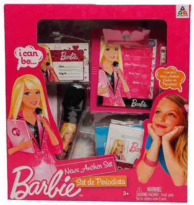 

Barbie News Anchor Small Box Set(Multicolor)