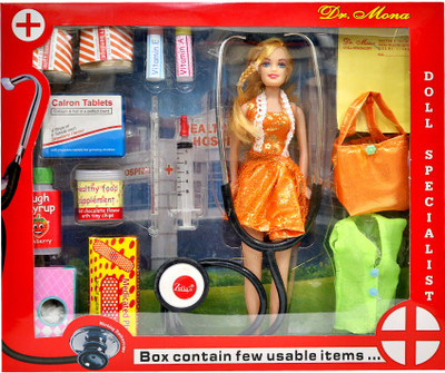 

Amaya Dr Mona Doll Set 3(Multicolor)