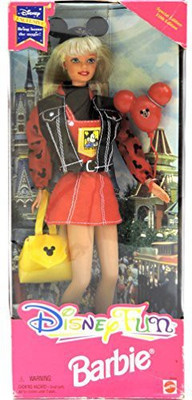 

Mattel Disney Fun Barbie Fifth Edition 1997 Balloon And Mickey(Multicolor)