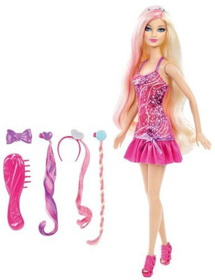

Barbie Hairtastic Glam Hair(Multicolor)