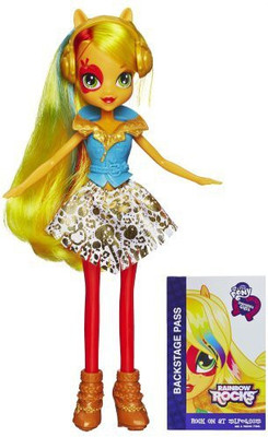 

My Little Pony Equestria Girls Applejack Doll (Neon Rainbow Rocks)(Multicolor)