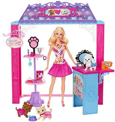 

Barbie Life in The Dreamhouse Pet Boutique and Doll Playset(Multicolor)