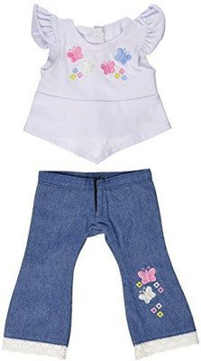 

Unique Doll Clothing 25 Jeans Set For The American Girl Clothes(Multicolor)