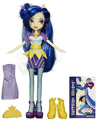 

My Little Pony Equestria Girls Rainbow Rocks Sapphire Shores With Fashions(Multicolor)