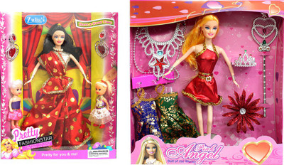 

Amaya Pretty Fashion Doll321 Set Of 2(Multicolor)