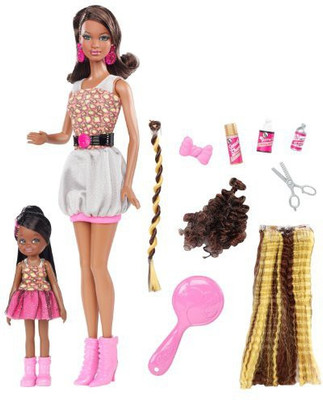 

Barbie So In Style Locks Of Looks Grace And Courtney(Multicolor)