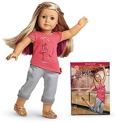 

American Girl Of 2014 Isabelle With Earrings & Paperback Book(Multicolor)