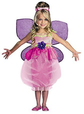 

Barbie Deluxe Thumbelina Costume Girls Medium (Size 78)(Multicolor)