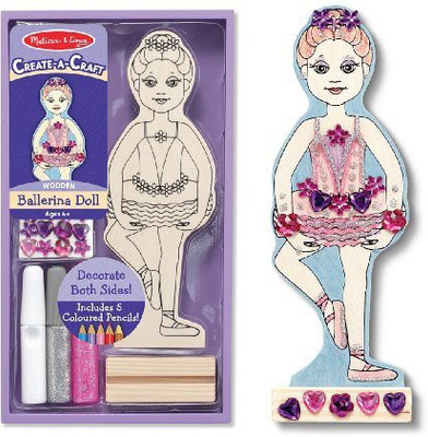 

Melissa & Doug Decorate your own Ballerina(Multicolor)