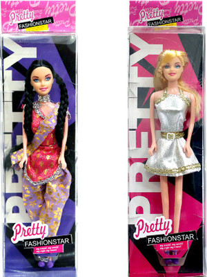 

Amaya Pretty Fashion Doll3 Set Of 2(Multicolor)