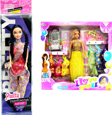 

Amaya Pretty Fashion Doll23 Set Of 2(Multicolor)
