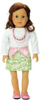 

Sophia's 18 Inch Outfit 2 Pc Set Fits 18 Inch American Girl(Multicolor)