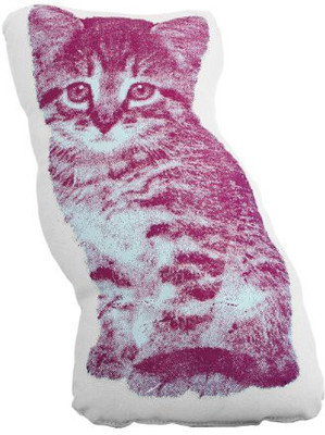 

AREAW Are Kitten Pillow(Pink)