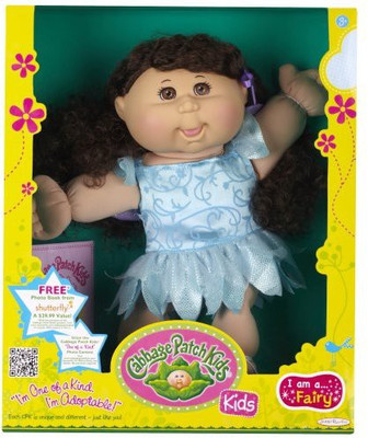 

Cabbage Patch Kids fairy caucasian girl brunette hair(Blue)
