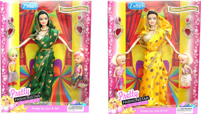 

Amaya Pretty Fashion Doll327 Set Of 2(Multicolor)