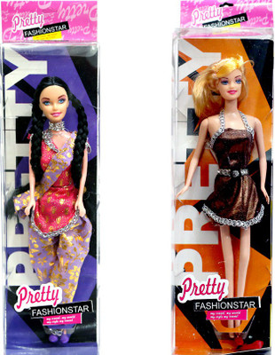 

Amaya Pretty Fashion Doll6 Set Of 2(Multicolor)