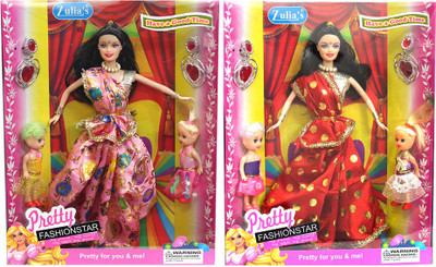

Amaya Pretty Fashion Doll259 Set Of 2(Multicolor)