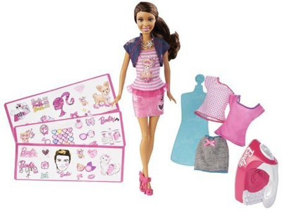

Barbie Ironon Style African American(Multicolor)