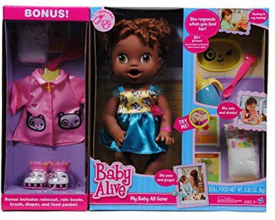 Hasbro Ba Alive My Ba All Gone African American With Bonus Outfit(Multicolor)