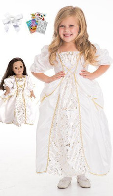 

Little Adventures Little Adventure Princess Bride Dress Size 13(White)