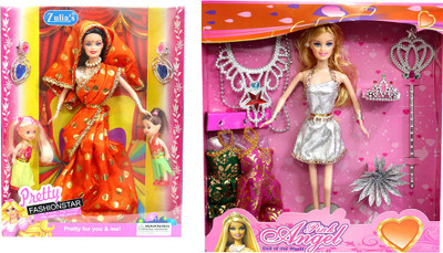

Amaya Pretty Fashion Doll301 Set Of 2(Multicolor)