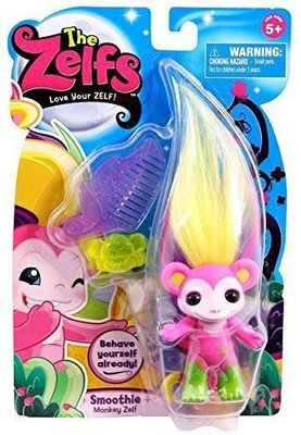 

ZELFS The Series 4 Medium Doll, Smoothie (Monkey Zelf)(Multicolor)
