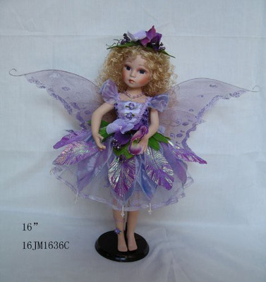 

Jmisa Jmisa 16" Porcelain Fairy(Purple)