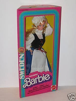 

Mattel 1982Of The World Swedish Sweden Barbie 4032(Multicolor)