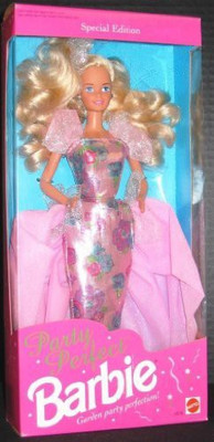

Mattel Party Perfect Barbie 1992 Edition1876Special Editionfrom(Multicolor)