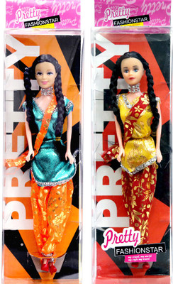 

Amaya SET OF 2 Pretty Fashion Doll 2(Multicolor)