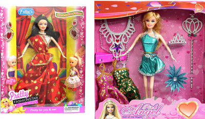

Amaya Pretty Fashion Doll326 Set Of 2(Multicolor)
