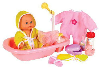 

All About Baby Small Worlds Ba'S Bath Time Brittany(Multicolor)