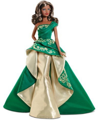 

Barbie Collector 2011 Holiday African-American Doll(Multicolor)