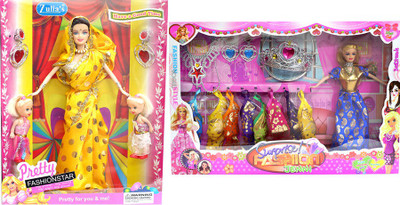 

Amaya Pretty Fashion Doll352 Set Of 2(Multicolor)