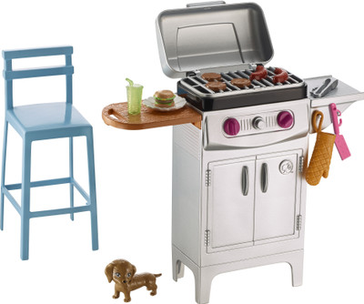 

Barbie Barbecue Grill(Multicolor)