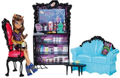 

Mattel Monster High Coffin Bean And Clawdeen Wolf Doll Playset(Multicolor)