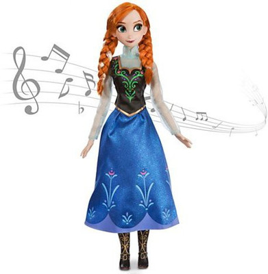 

Disney Frozen Exclusive 16" Singing Anna Doll(Multicolor)