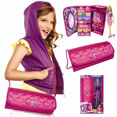 

Mattel Barbie Clutch Closet &(Multicolor)