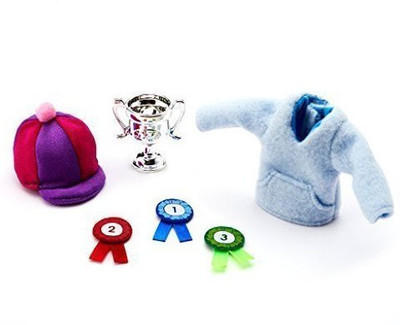 

Lottie Pony Flag Race Doll Outfit(Multicolor)