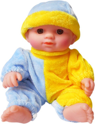 

Emob Mini Lovey Baby Doll Series (2 baby Dolls Yellow & Skyblue)(Multicolor)
