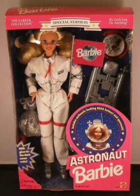 Mattel We Girls Can Do Anything Astronaut Barbie 1994(Multicolor)