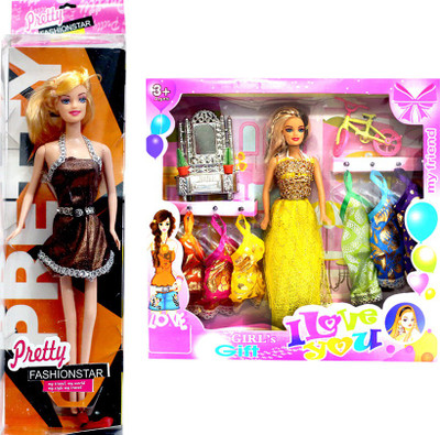 

Amaya Pretty Fashion Doll249 Set Of 2(Multicolor)
