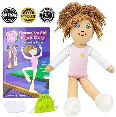 

Go Go Sports Girls Gymnastics Girl Maya Read & Play And Book Set Go Go Sports(Multicolor)