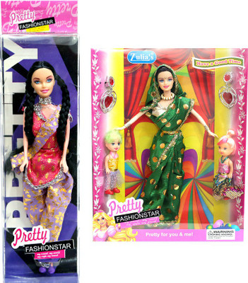 

Amaya Pretty Fashion Doll10 Set Of 2(Multicolor)