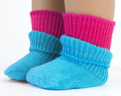 

Sophia's 18 Inch Socks 2 Pair Set For American Girlfun Pink & Blue(Multicolor)